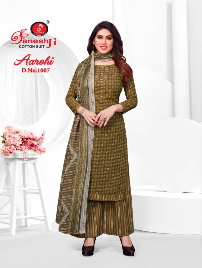 Ganeshaji Aarohi 1  Casual Daily Wear Cotton Printed Dress Material Collection